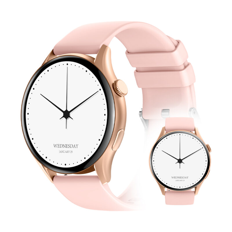 Relógio Smartwatch Bluetooth Zwear Zl66cj Rosa