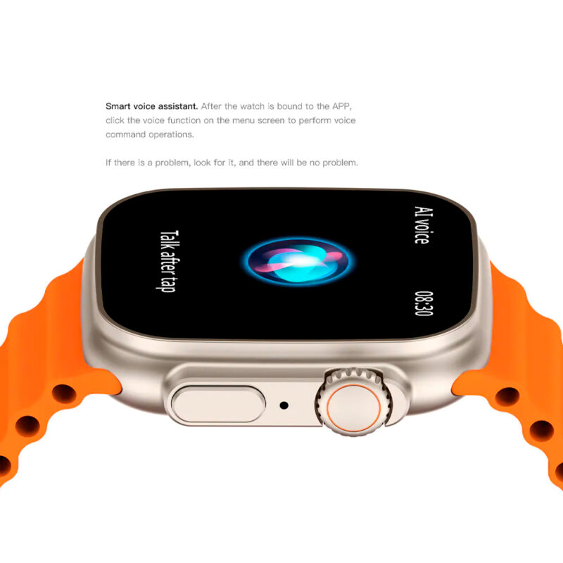 Relógio Smartwatch Zwear Zl67 BT 5.2 Tela 1.93' Laranja