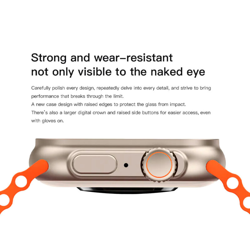 Relógio Smartwatch Zwear Zl67 BT 5.2 Tela 1.93' Laranja
