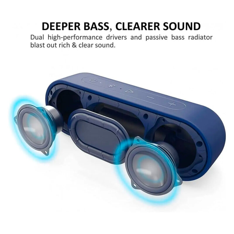 Caixa Som Bluetooth Tribit XSound Go BTS38 Portátil Azul