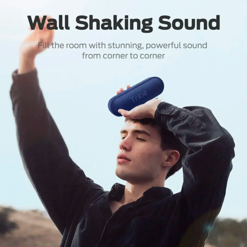 Caixa Som Bluetooth Tribit XSound Go BTS38 Portátil Azul