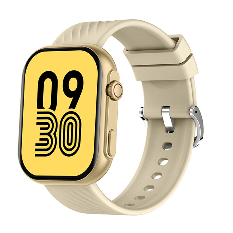 Relógio Smartwatch Zwear Zw03 Bluetooth Tela 2.13' Gold