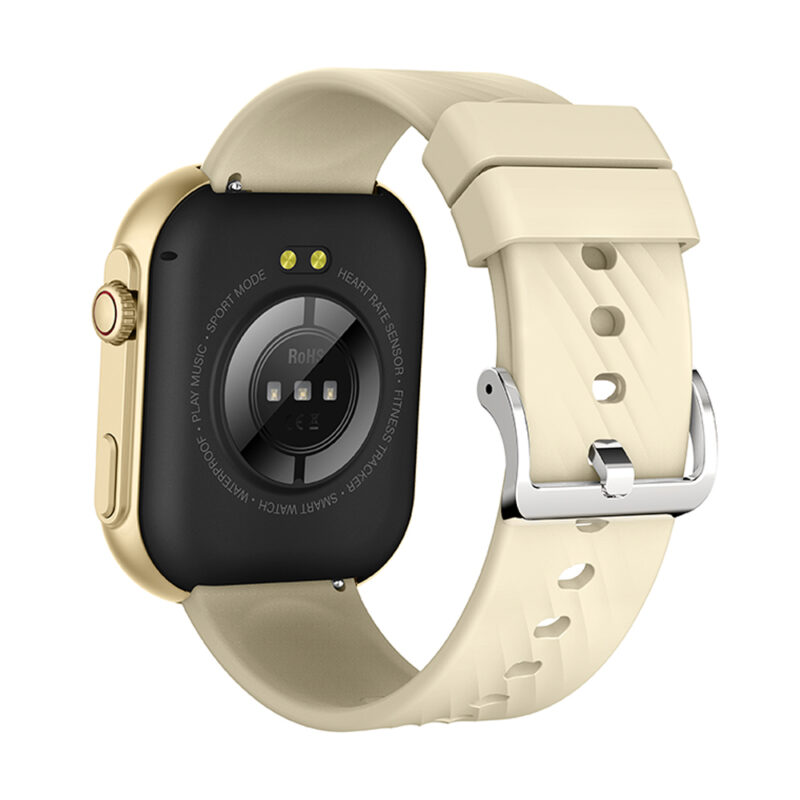 Relógio Smartwatch Zwear Zw03 Bluetooth Tela 2.13' Gold