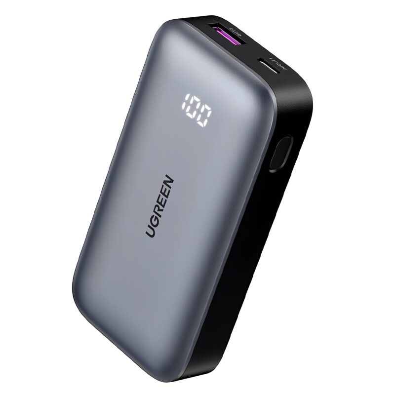 Power Bank Ugreen 10000mAh Portátil Máx. 30W Cinza Dark