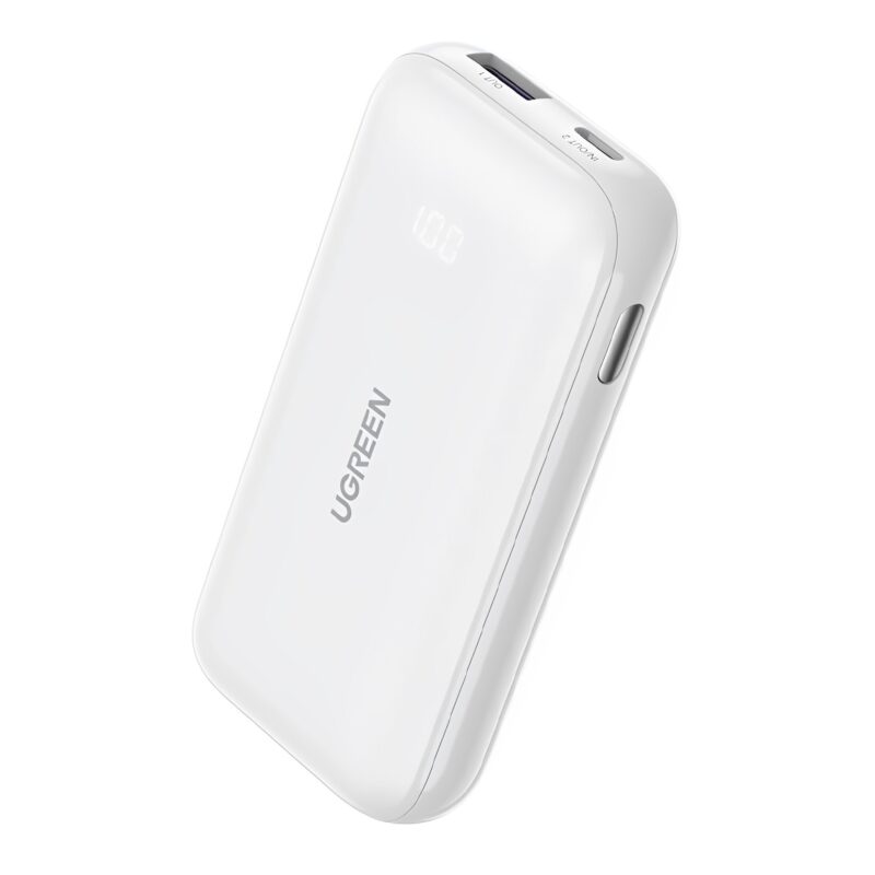 Power Bank Ugreen 10000mAh Bateria Portátil 30W Branco