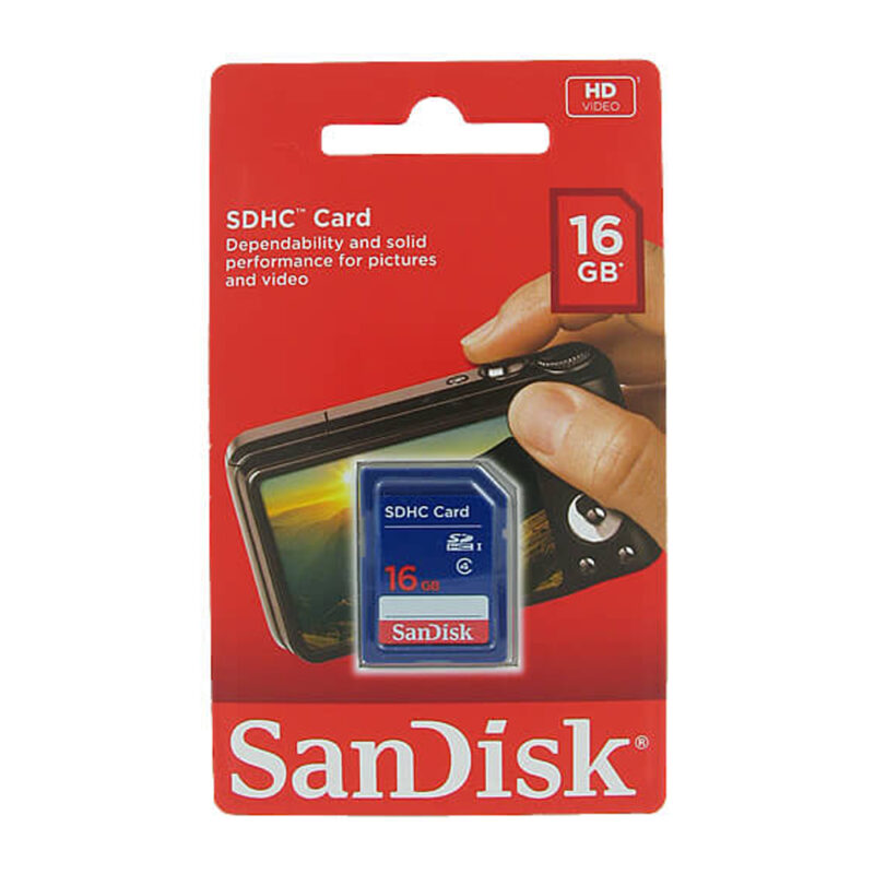 Cartão de Memória Sandisk 16gb Cartão Sd Classe c4