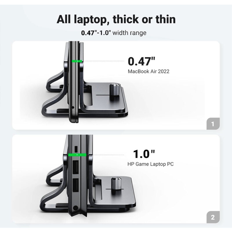 Suporte Vertical Alumínio Ugreen pra Laptop Tablet