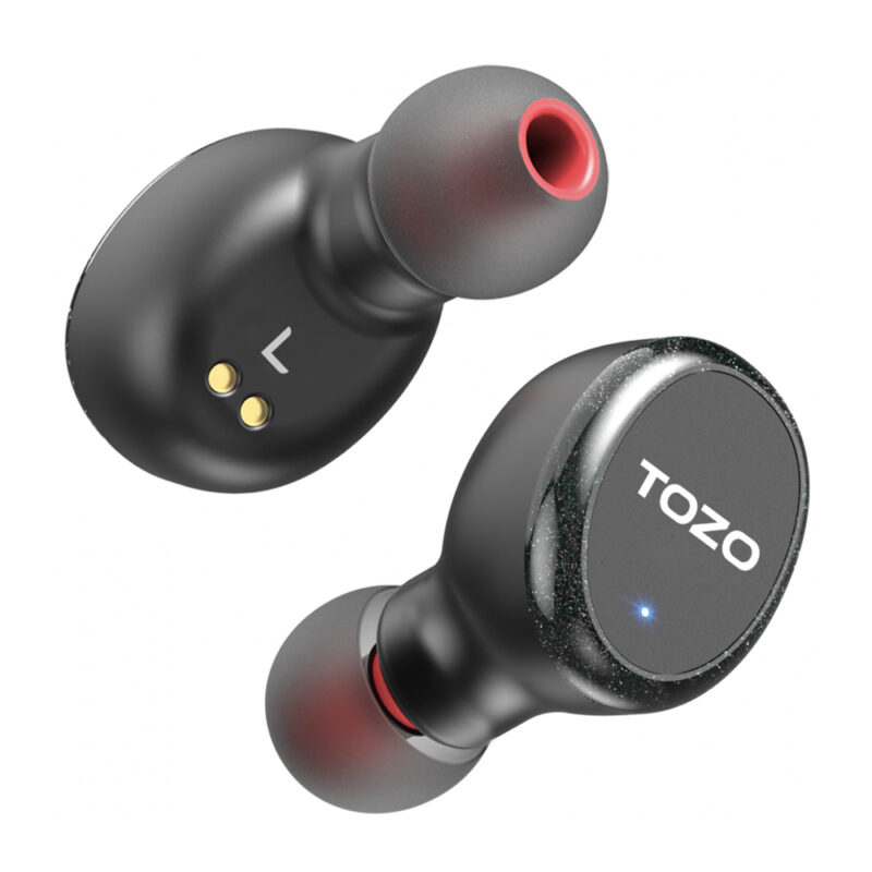 Fone de Ouvido Sem Fio Tozo T10S Bluetooth 5.3 Preto