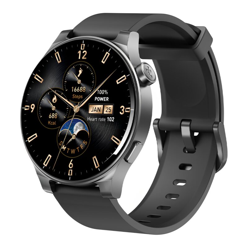 Relógio Smartwatch Tozo S5 Tela AMOLED 1,43 pol. Preto