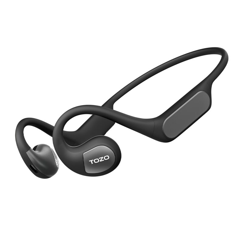 Fone de Ouvido Sem Fio Tozo OpenReal Bluetooth 5.3 Preto