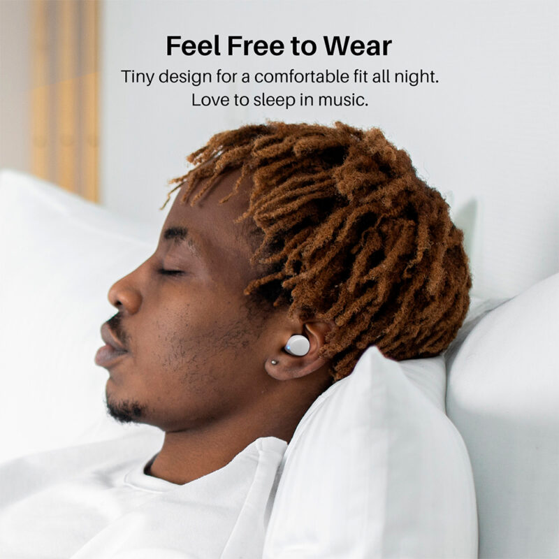 Fone de Ouvido Sem Fio Tozo Agile Dots Bluetooth 5.3 Branco