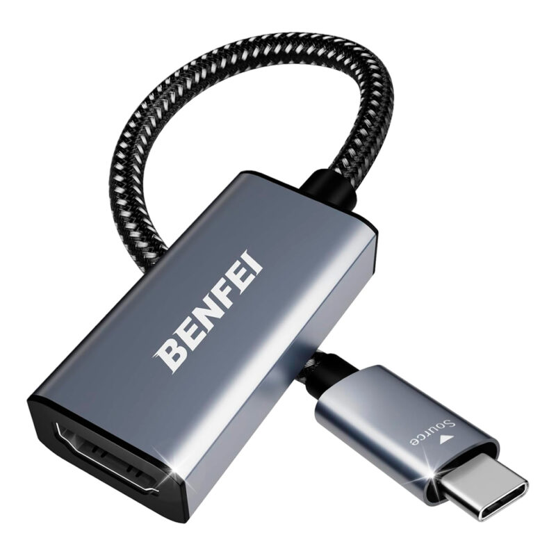 Adaptador Benfei USB C p/HDMI Fêmea Cinza