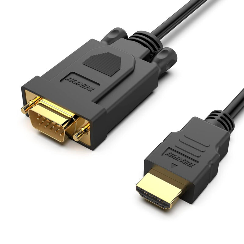 Cabo HDMI para VGA Benfei Aprox. 1,83m Preto
