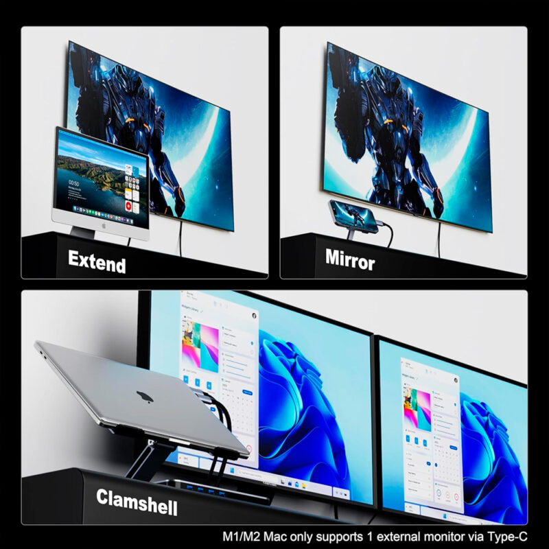 Cabo BENFEI USB-C para HDMI Aprox.1,83m 4K a 60Hz
