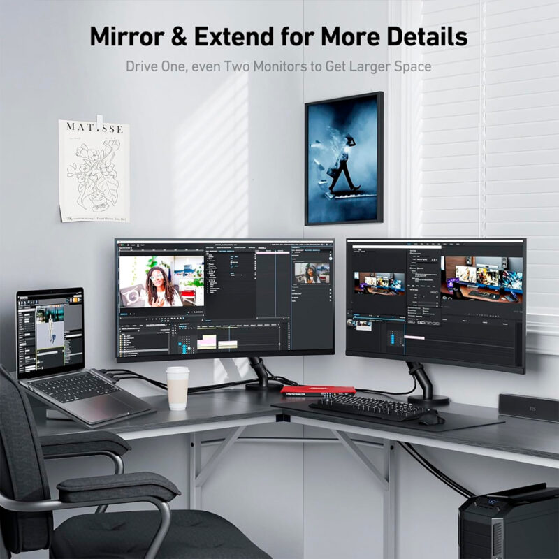 Unidirecional, Suporte 4K a 30Hz, Trançado de Nylon, Macho para Macho, Preto