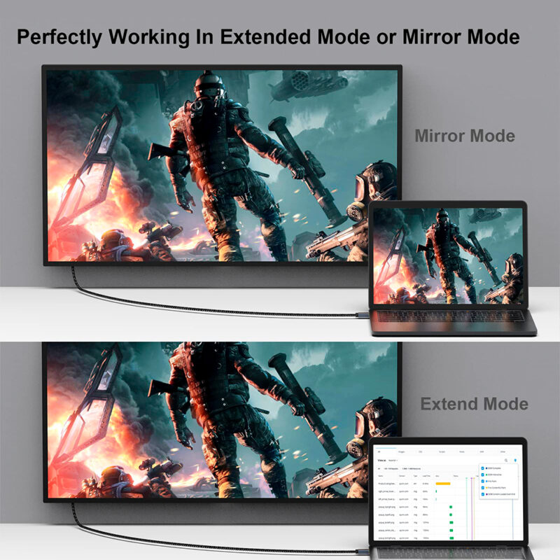 Cabo Mini DisplayPort p/Hdmi Benfei 4k30Hz 1,8M Cinza