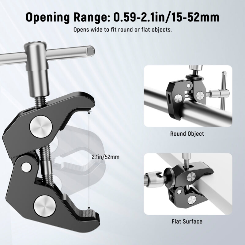 Braço Articulado Neewer 25cm com Super Braçadeira Preto