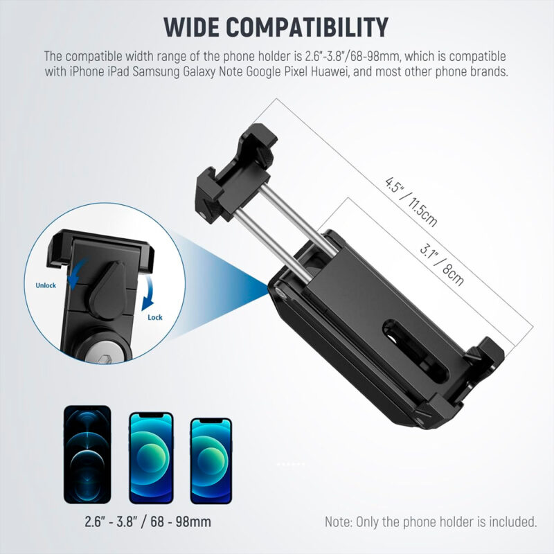 Adaptador de Montagem Tripé Neewer para Smartphone Preto