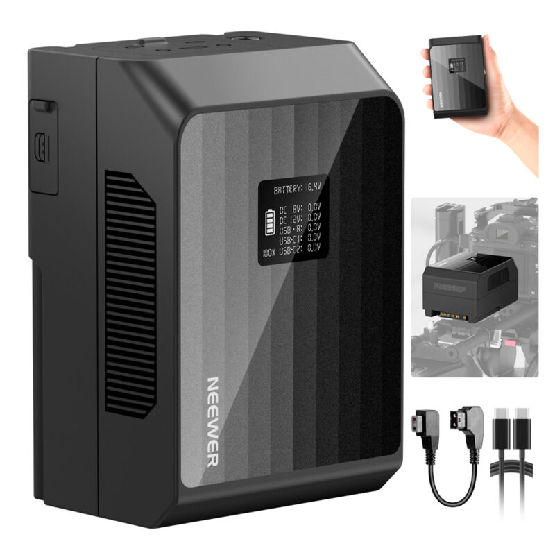 Mini Bateria Montagem V Neewer 100W 6800mAh 99Wh 14.5V