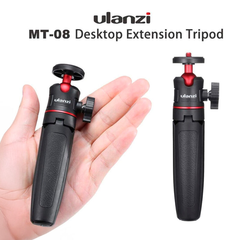 Mini Tripé Portátil Ulanzi para Câmeras e Celular Preto