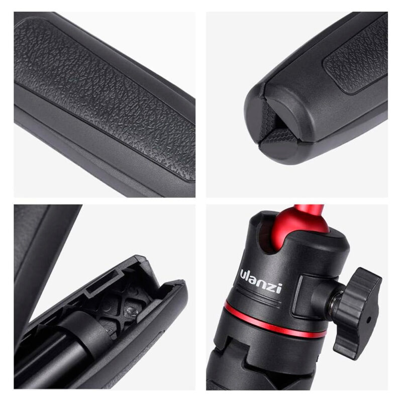 Mini Tripé Portátil Ulanzi para Câmeras e Celular Preto
