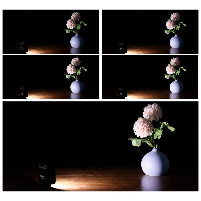 Mini Luz LED Recarregável Ulanzi VL49 LED Preta