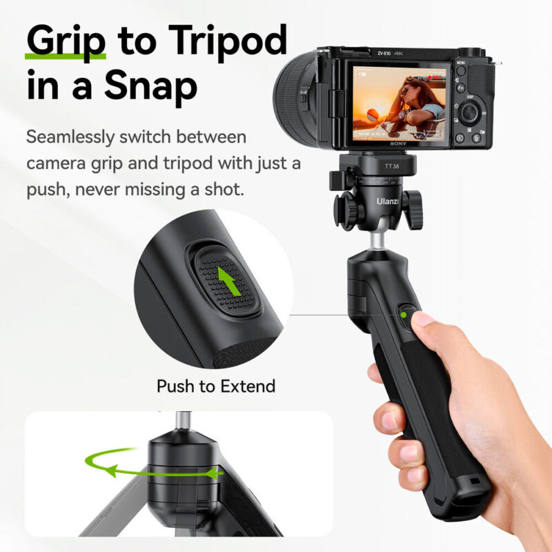 Mini Tripé de Mão/Mesa Ulanzi TT38 para Câmeras e Celular