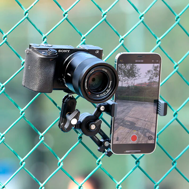 Suporte de Montagem Ulanzi p/ Cerca, Câmera de Ação e Celular