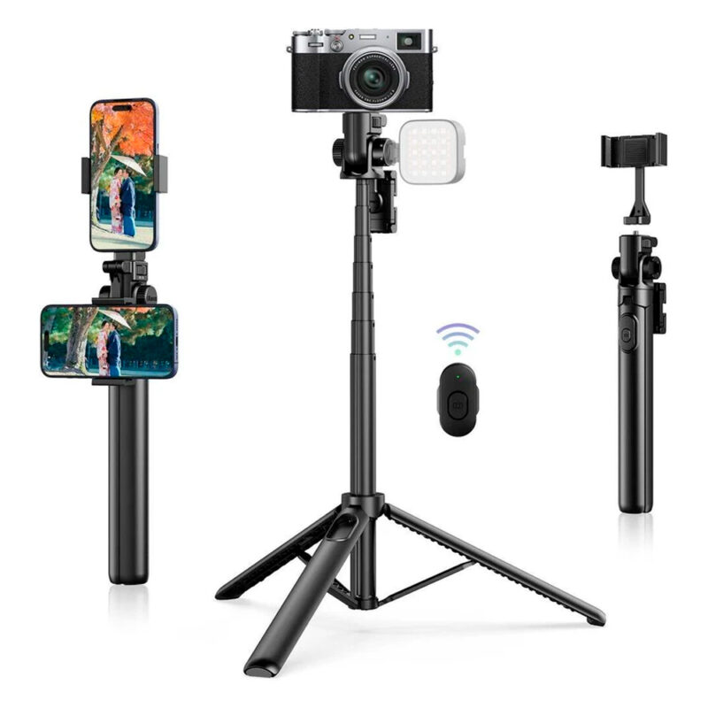 Tripé/Monopé Ulanzi MT-70 Smartphone Câmera Preto