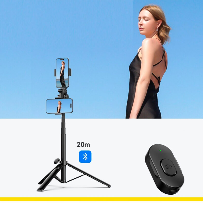 Tripé/Monopé Ulanzi MT-70 Smartphone Câmera Preto
