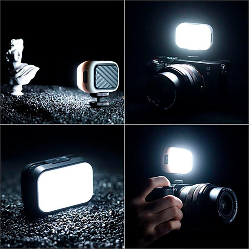 Mini Luz Led Ulanzi VL28 p/ Vídeo e Foto, 28 LEDs 6500K