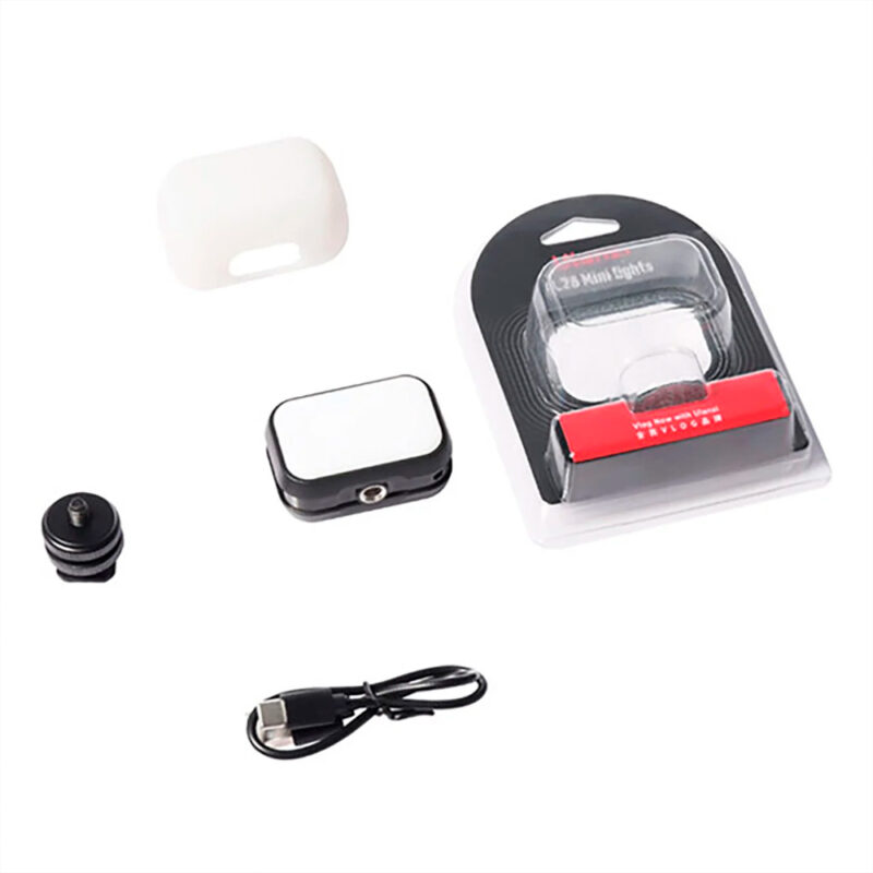 Mini Luz Led Ulanzi VL28 p/ Vídeo e Foto, 28 LEDs 6500K