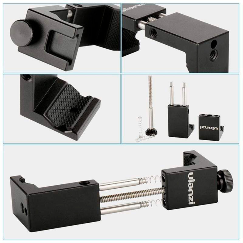 Suporte de Tripé Ulanzi ST-02S p/ Smartphone, Construção em Metal