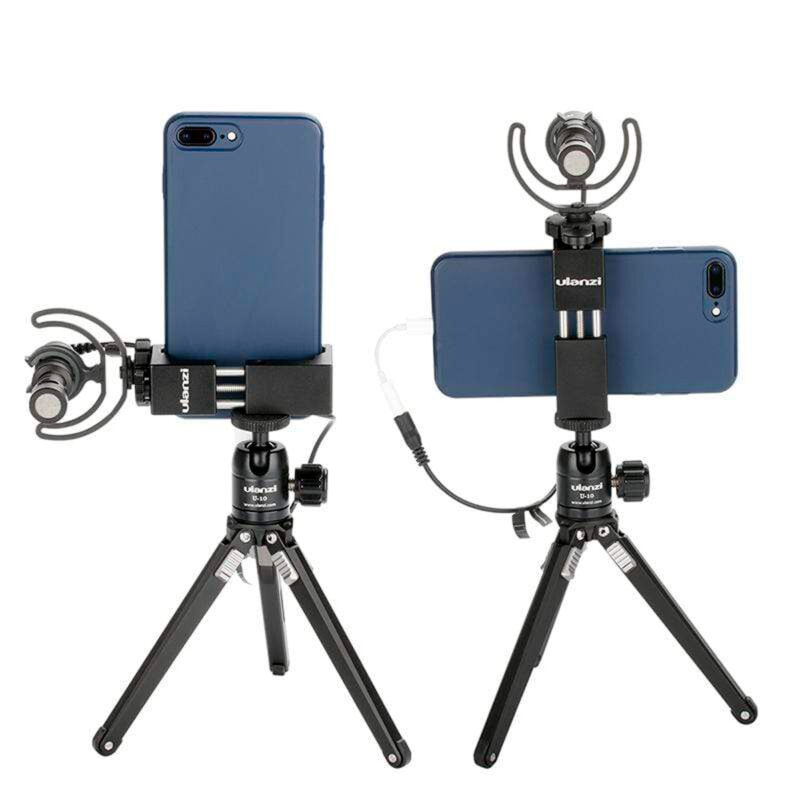 Suporte de Tripé Ulanzi ST-02S p/ Smartphone, Construção em Metal