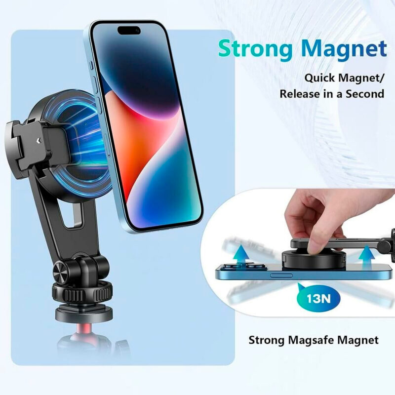 Suporte p/Smartphone Ulanzi 2 em 1 Anel Magnético
