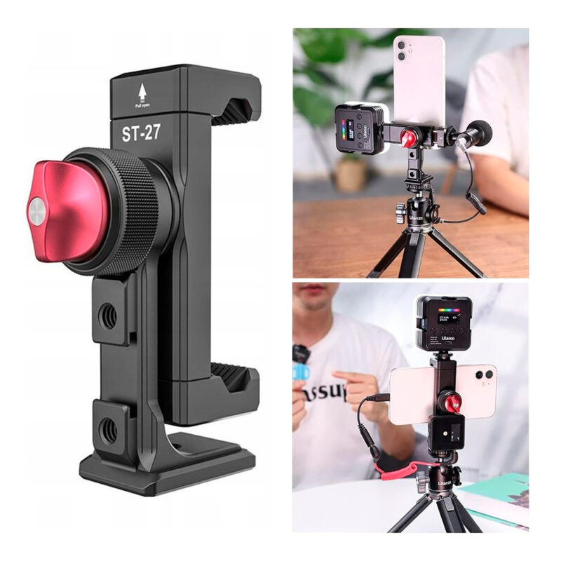 Suporte para Smartphone Ulanzi ST-27, Rotação 360°