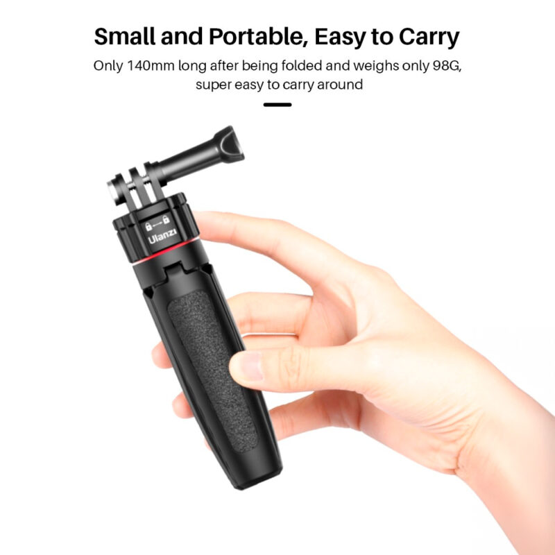 Mini Tripé Ulanzi MT-09 Extensível 25cm, Portátil Design Compacto e Leve