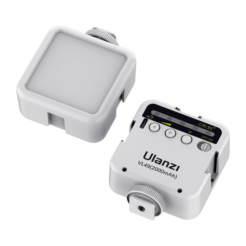 Mini Luz de Vídeo Foto Ulanzi VL49 Recarregável Branco
