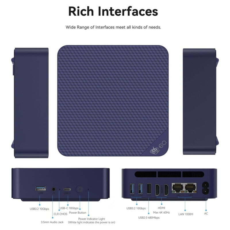 Mini Pc Beelink EQ13-C 16gb RAM 500gb Ssd N100