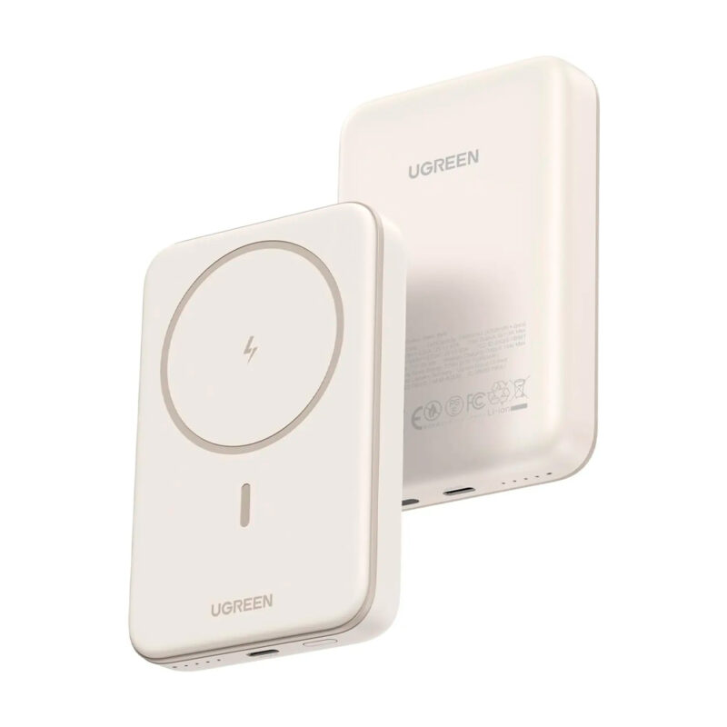 Power Bank Magnética Ugreen 10000mAh – Bateria Portátil com Carregamento Rápido