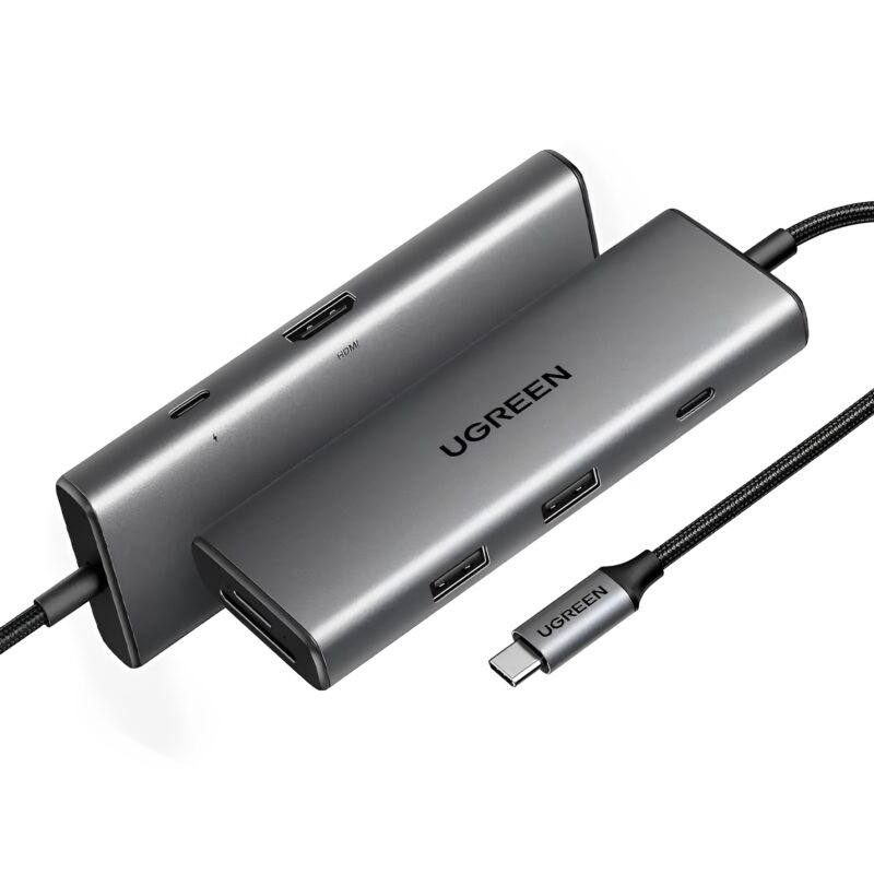 Hub Adaptador Ugreen 7 em 1 USB-C – Expansão com HDMI 4K