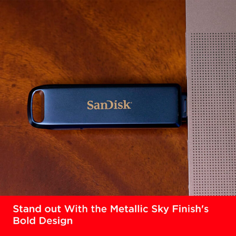 Pen Drive SanDisk 256GB USB-C/Lightning Azul