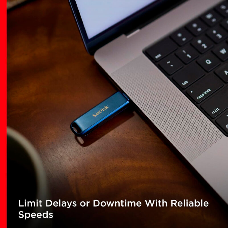 Pen Drive SanDisk 256GB USB-C/Lightning Azul