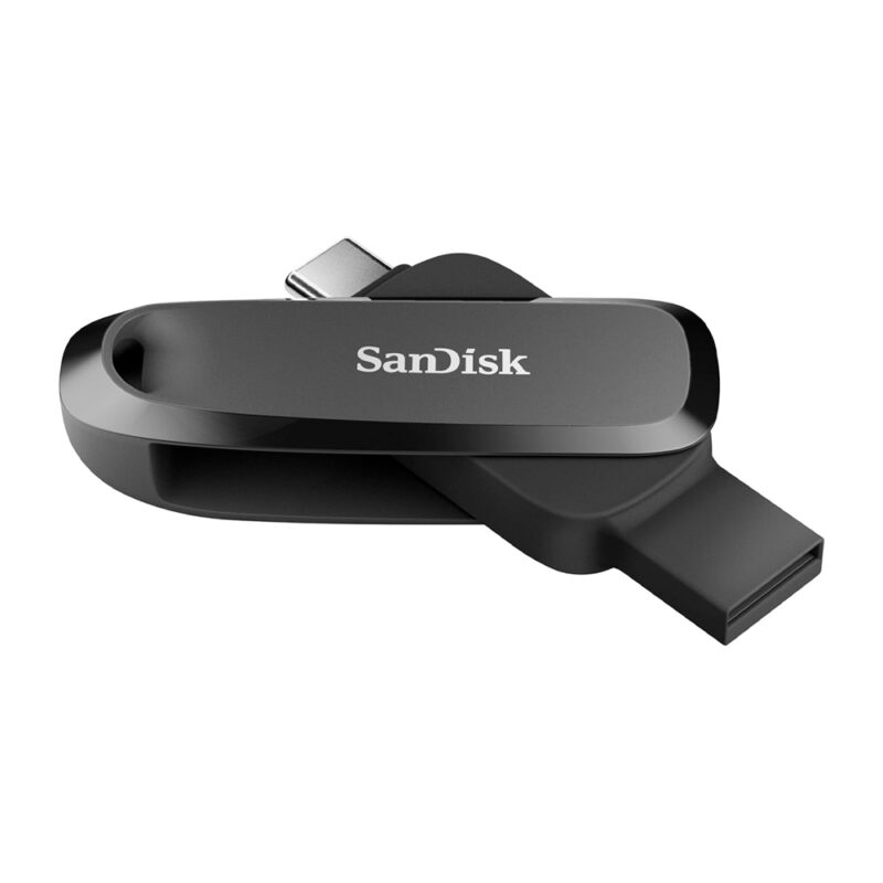 Pen Drive Sandisk 64gb Usb A/C 3.2 Gen 1 100Mbs Preto