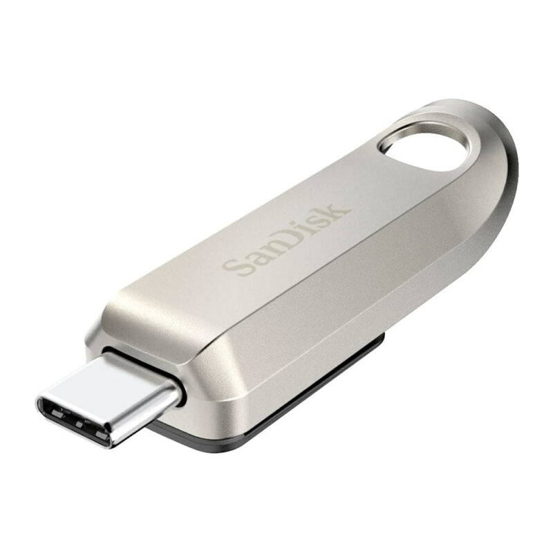 Pen Drive Sandisk 1Tb Usb C 3.2 Gen 1 400Mbs Prata