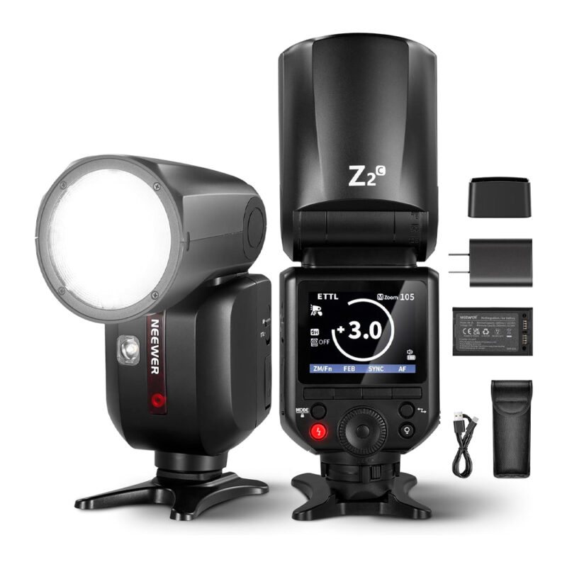 Flash Speedlite Neewer Z2-C TTL para Canon Preto