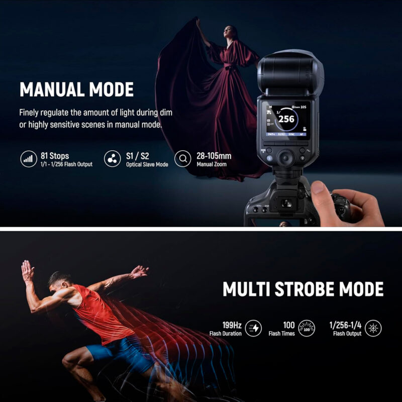 Flash Speedlite Neewer Z2-C TTL para Canon Preto