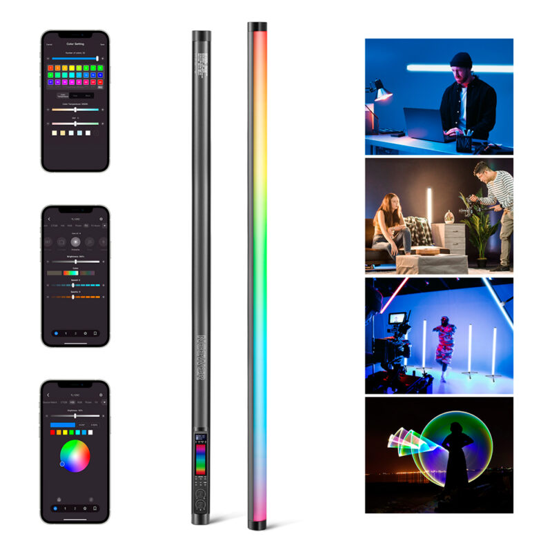 Bastão de Luz Neewer TL120C Rgb Fotografia/Vídeo Preto