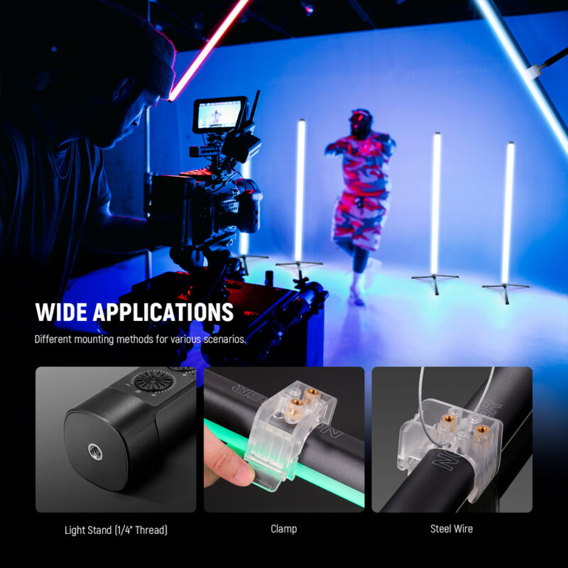 Bastão de Luz Neewer TL120C Rgb Fotografia/Vídeo Preto
