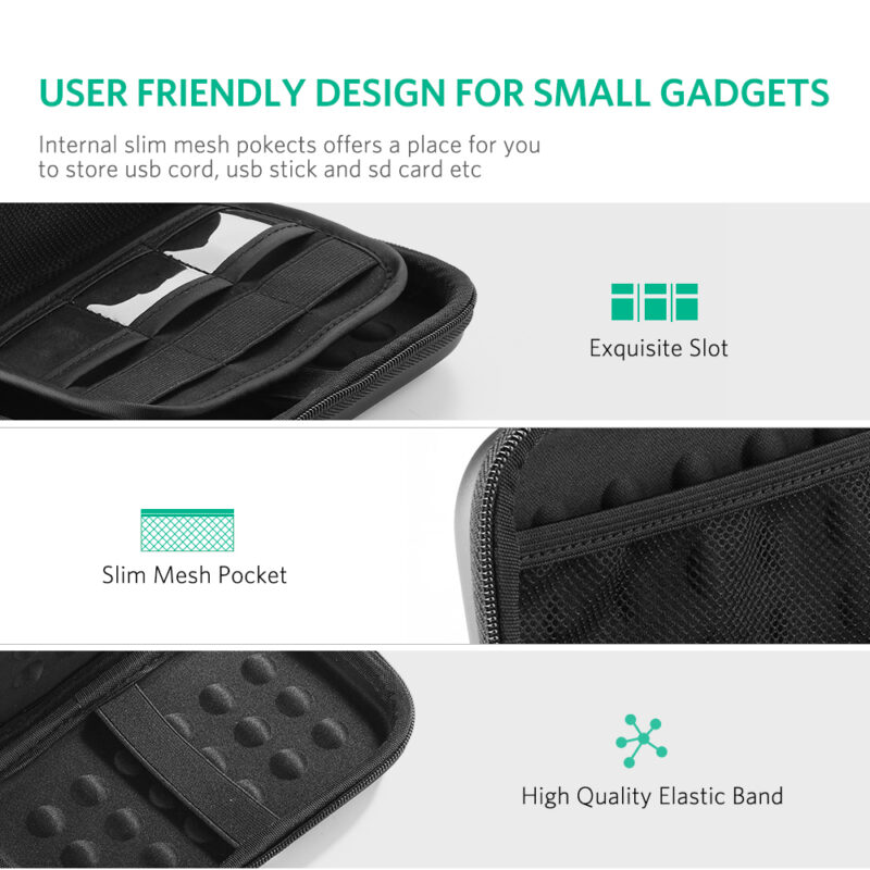 Estojo/Case p Disco Rígido Externo Ugreen à Prova de Choque 40707